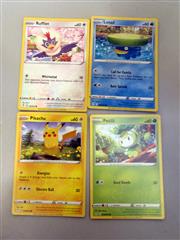 LOT 43 POKEMAN CARDS - HOLO GYARADOS VMAX & HOLO URSHIFU VMAX INCLUDED - LOT OF